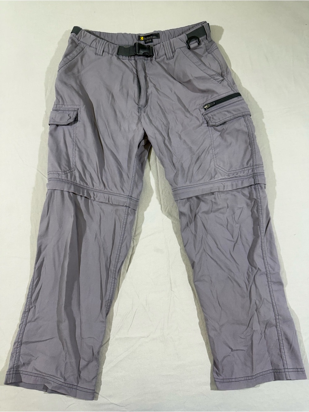BC Clothing Co Convertible Hiking Pants Light Purple